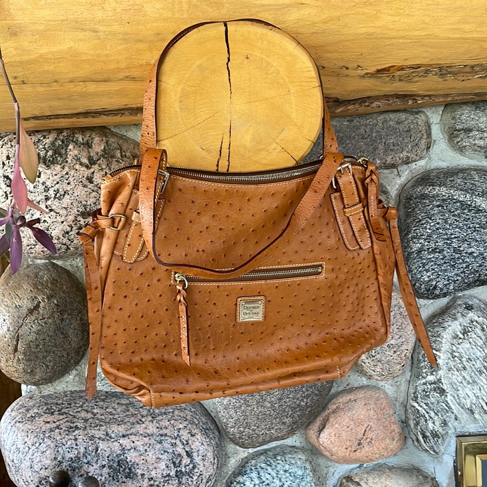 Dooney & Bourke ostrich handbag